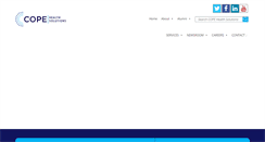 Desktop Screenshot of copehealthsolutions.com